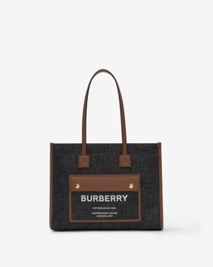 Burberry Small Freya Tote - Noir