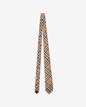 Burberry Check Silk Tie - Multicolor