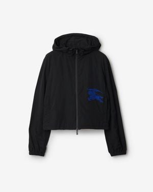 Burberry Cropped Nylon Jacket - Black