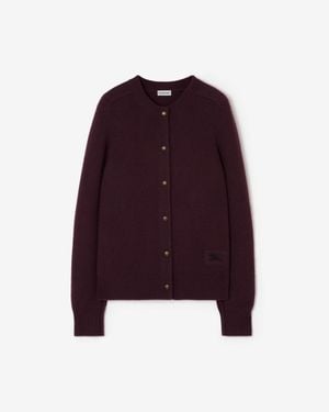 Burberry Cashmere Cardigan - Violet