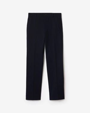 Burberry Cotton Twill Chinos - Blue