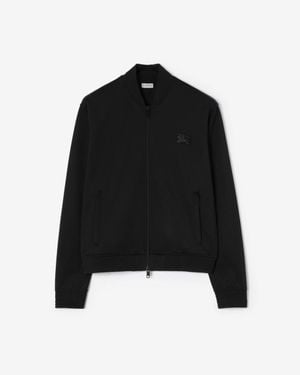 Burberry Cotton Blend Track Jacket - Noir