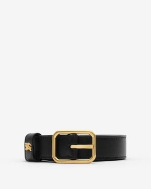 Burberry Leather Knight Belt - Schwarz