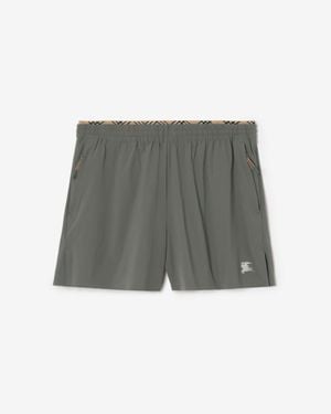 Burberry Stretch Nylon Shorts - Gray