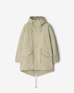 Burberry Detachable Warmer Nylon Blend Parka - Neutre