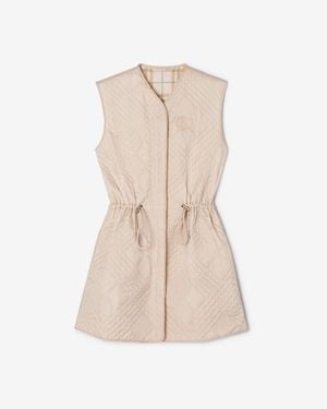 Burberry Quilted Nylon Walby Warmer - Natural