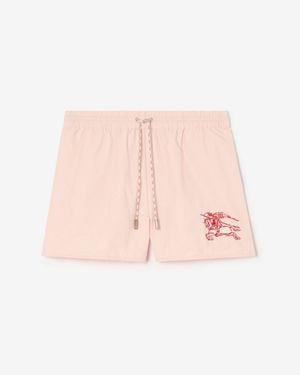 Burberry Heart Knight Stretch Nylon Shorts - Pink