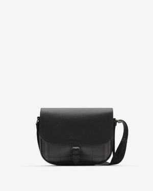 Burberry City Check Satchel - Schwarz