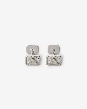 Burberry Rider Cufflinks - White