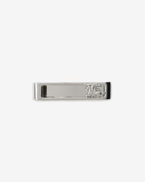 Burberry Rider Tie Bar - Blanc