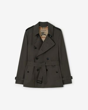 Burberry Extra-Short Tropical Gabardine Kensington Trench Coat - Mehrfarbig