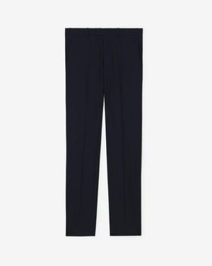 Burberry Wool Bond Tailored Pants - Blue