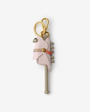 Burberry Leather Hobby Horse Charm - White