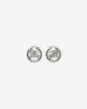 Burberry Knight Hoop Earrings - Weiß