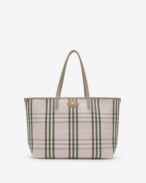 Burberry Medium Reversible Bloomsbury Tote - Gray