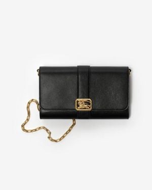 Burberry Rider Chain Strap Wallet - Schwarz