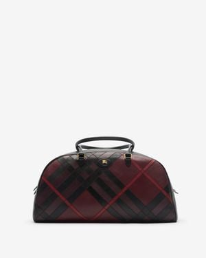 Burberry Extra Large Highlands Bowling Bag - Brown
