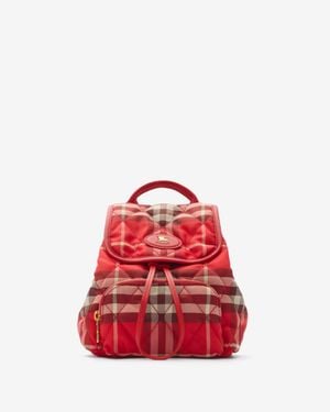 Burberry Mini Horseshoe Backpack​ - Rot