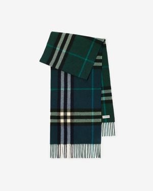 Burberry Gradient Check Cashmere Scarf - Vert