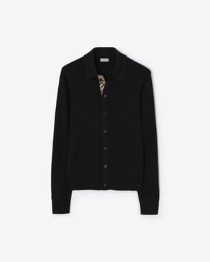 Burberry Wool Cardigan - Black