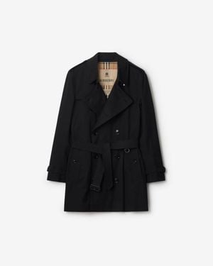 Burberry Short Kensington Heritage Trench Coat - Schwarz