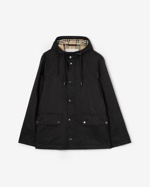 Burberry Nylon Pembrey Hooded Jacket - Black