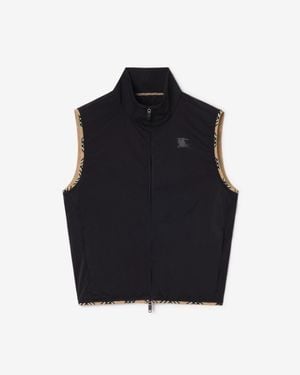 Burberry Stretch Nylon Gilet - Black