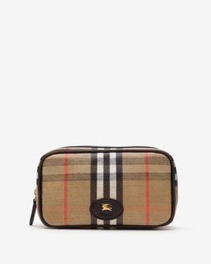Burberry Highlands Make-Up Pouch - Brown