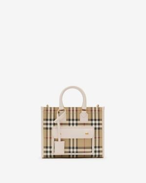 Burberry Mini Freya Tote - Metallic