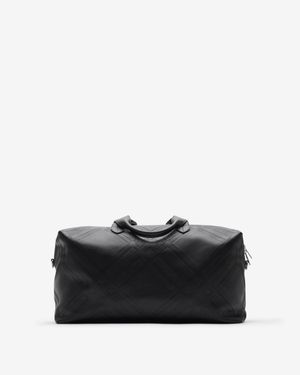 Burberry Embossed Check Duffle Bag - Schwarz