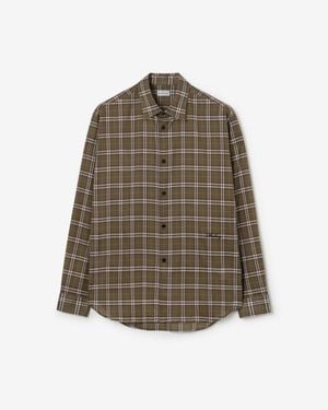 Burberry Relaxed Fit Check Cotton Shirt - Brown