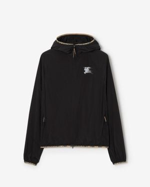 Burberry Nylon Hooded Jacket - Black