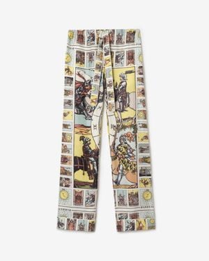 Burberry Tarot Silk Pajama Pants - Multicolor