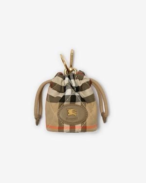 Burberry Horseshoe Pouch Charm - Metallic