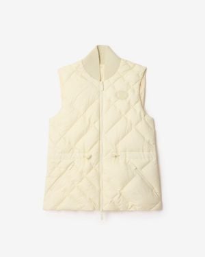 Burberry Vests - Natural