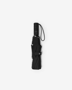 Burberry Knight Folding Umbrella - Black