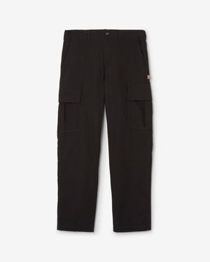 Burberry Cotton Cargo Pants - Black