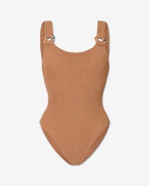 Burberry Domino Swimsuit - Braun
