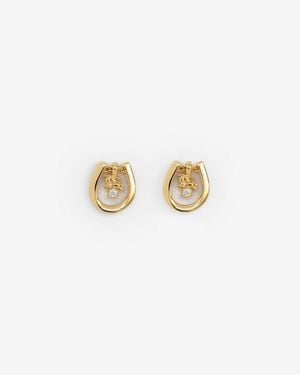 Burberry Horseshoe Earrings - Mettallic