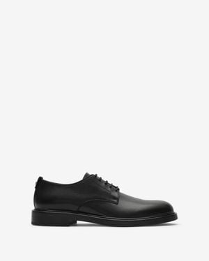 Burberry Leather Pembroke Derby Shoes - Black