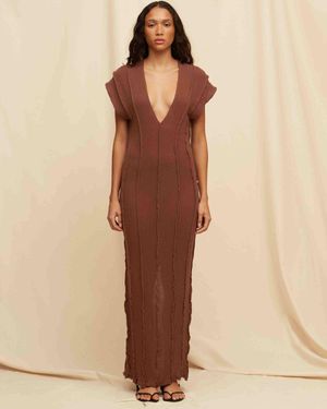 Caravana Kunak Dress Cotton Gauze - Natural