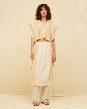 Caravana Sahel Top Cotton Jute - Natural