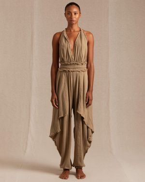 Caravana Chable Jumpsuit Cotton Gauze - Natural