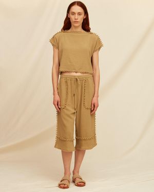 Caravana Acaxha Top Cotton Jute - Natural