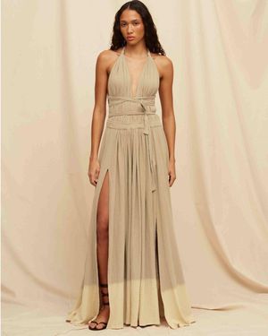 Caravana Hera Maxi Dress Artisanal Cotton - Multicolour