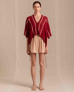Caravana Nicteel Skirt Artisanal Cotton - Pink
