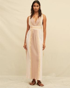Caravana Ephra Maxi Dress Cotton Gauze - Pink