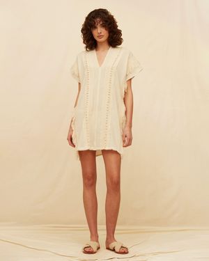 Caravana Sumer Mini Dress - Natural