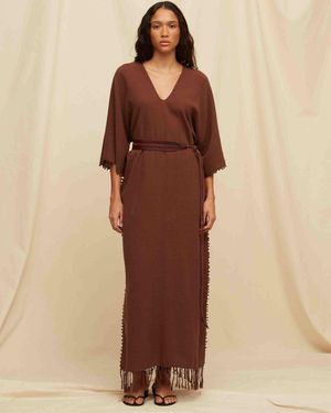 Caravana Saas Dress Cotton Jute - Natural