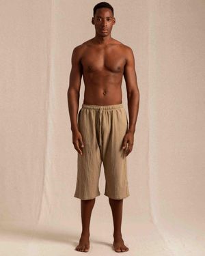 Caravana Neem Shorts Artisanal Cotton - Natural